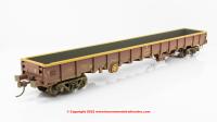 38-245A Bachmann MOA Low-Sided Bogie Box Wagon number 500336 in EWS livery with weathered finish